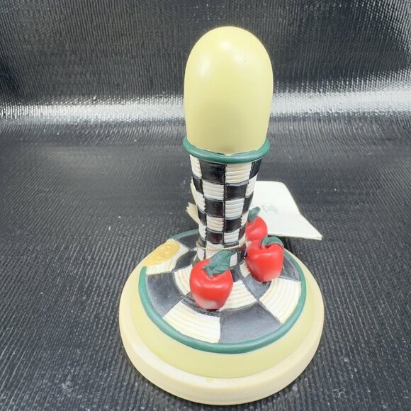 Vintage 1995 Brown Bag Cookie Art Apples Stamp Press Collectible New With Tags - Picture 11 of 12